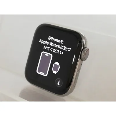 【中古】Apple Apple Watch Series6 40mm Cellular シルバーステンレス/スポーツバンド ホワイト S&M/M&L【大宮東口】保証期間1ヶ月【ランクC】