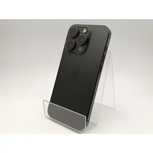 【中古】Apple 国内版 【SIMフリー】 iPhone 15 Pro 128GB ブラックチタニウム MTU73J/A【ECセンター】保証期間1ヶ月【ランクA】