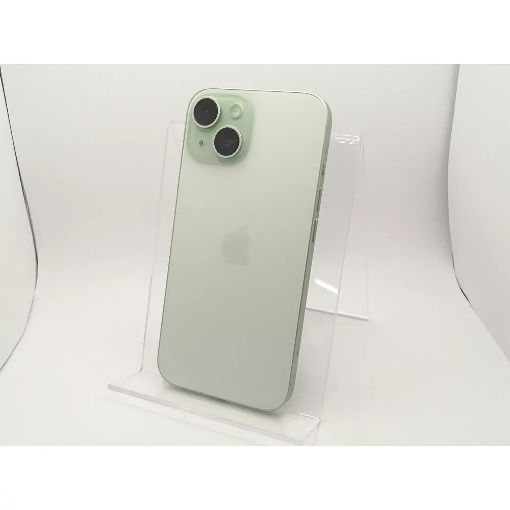 【中古】Apple 国内版 【SIMフリー】 iPhone 15 128GB グリーン MTMM3J/A【川崎駅前】保証期間1ヶ月【ランクA】