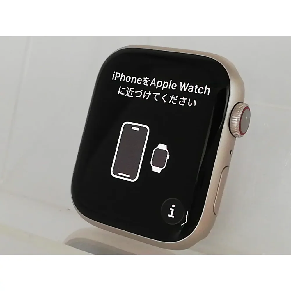 【中古】Apple Apple Watch Series9 45mm Cellular スターライトアルミニウムケース/スターライトスポーツバンド(S/M) MRM83J/A【大宮東口】保証期間1ヶ月【ランクB】