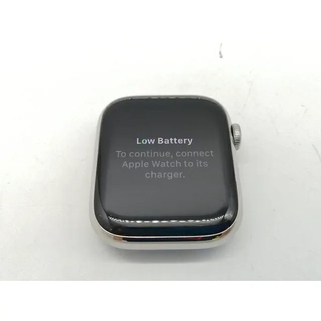 【中古】Apple Apple Watch Series9 45mm Cellular シルバーステンレススチールケース (バンド無し)【熊本】保証期間1ヶ月【ランクB】