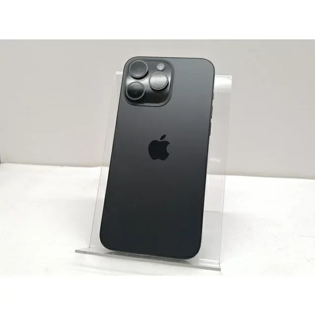 【中古】Apple 国内版 【SIMフリー】 iPhone 15 Pro Max 256GB ブラックチタニウム MU6P3J/A【川越クレアモール】保証期間1ヶ月【ランクC】