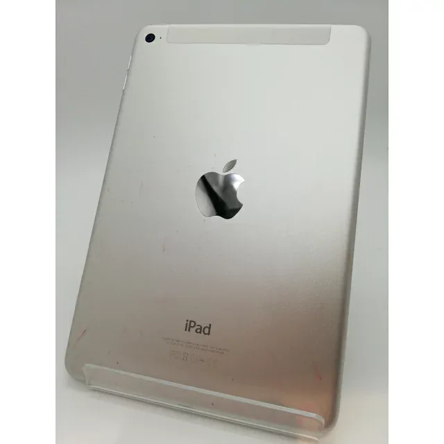 【中古】Apple au 【SIMロックあり】 iPad mini4(2015) 128GB シルバー MK772J/A【イオンモール新利府】保証期間1ヶ月【ランクC】
