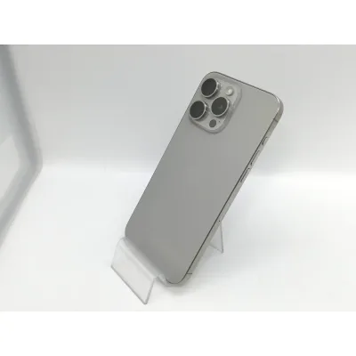 【中古】Apple 国内版 【SIMフリー】 iPhone 15 Pro Max 256GB ナチュラルチタニウム MU6R3J/A【大阪本店】保証期間1ヶ月【ランクA】