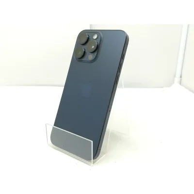 【中古】Apple 国内版 【SIMフリー】 iPhone 15 Pro Max 256GB ブルーチタニウム MU6T3J/A【イオンモール新利府】保証期間1ヶ月【ランクA】