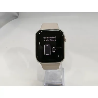 【中古】Apple Apple Watch SE2 44mm GPS スターライトアルミニウムケース/スターライトスポーツバンド(S/M) MRE43J/A【町田】保証期間1ヶ月【ランクB】