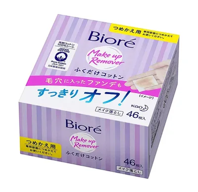 ビオレメイク落としふくだけコットン つめかえ用 46枚【イージャパンモール】