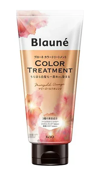 ★まとめ買い★ ブローネ カラートリートメント マリーゴールドオレンジ 180g ×24個【イージャパンモール】