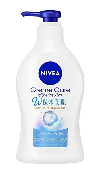 【送料無料】★まとめ買い★ 花王 ニベアクリームケアボディウォッシュW保水美肌ソープの香りポンプ 470ml ×9個【イージャパンモール】
