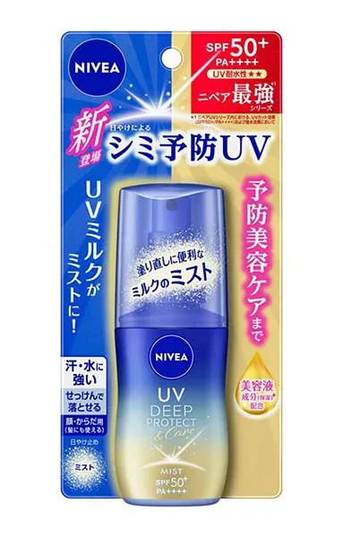 【送料無料】★まとめ買い★ 花王 ニベアUV ディープ プロテクト&ケア ミルクミスト 60ml ×24個【イージャパンモール】