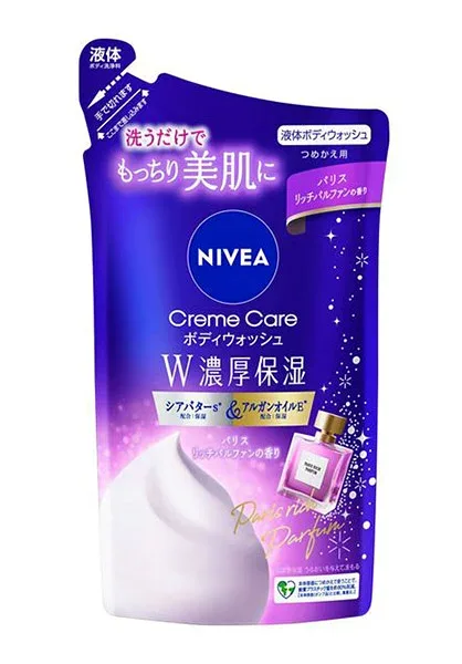 【送料無料】★まとめ買い★ ニベア クリームケアボディウォッシュ パリスリッチパルファンの香り 詰替用 340ml ×18個【イージャパンモール】