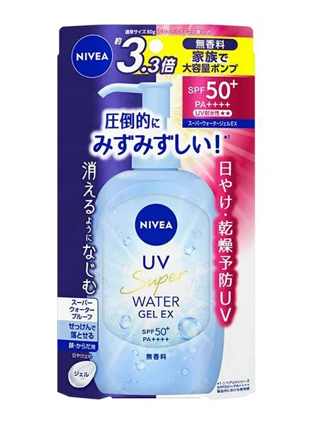 ★まとめ買い★ ニベアUV ウォータージェルEX ポンプ 270g ×12個【イージャパンモール】