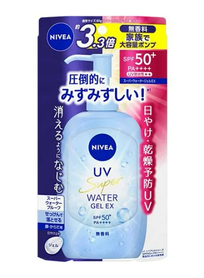 ★まとめ買い★ ニベアUV ウォータージェルEX ポンプ 270g ×12個【イージャパンモール】