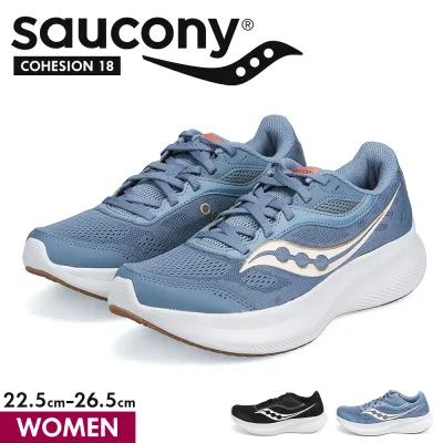 Saucony サッカニー COHESION 18 コヒージョン レディース ランニングシューズ スニーカー 靴 軽量 クッション 通気性 メッシュ ジョギング ウォーキング トレーニング 普段履き 通勤 通学 女性用 運動靴 デイリーラン 日常使い S11034
