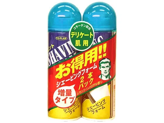 東京企画販売 シェービングフォーム ミント 210g 2本パック シェービング剤 アフターケア シェービング スキンケア