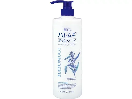 熊野油脂 麗白 ハトムギ ボディソープ 本体 800mL