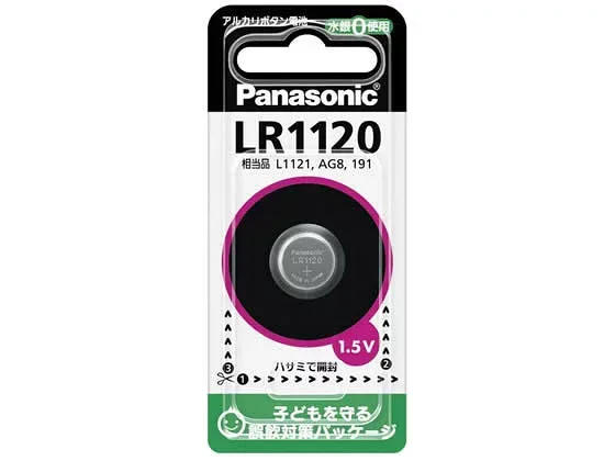 【お取り寄せ】パナソニック アルカリボタン電池 LR1120P