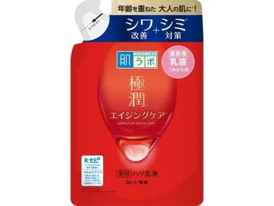 Rohto Pharmaceutical Hada Labo Gokujun Medicated Firming Emulsion Refill 140mL Moisturizing Basic เครื่องสำอาง Skin Care