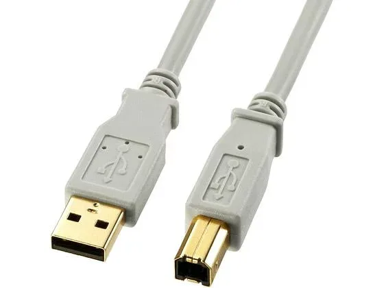 【お取り寄せ】サンワサプライ USB2.0ケーブル 5m KU20-5HK2 USBケーブル A to B ケーブル 電源タップ 配線パーツ 家電