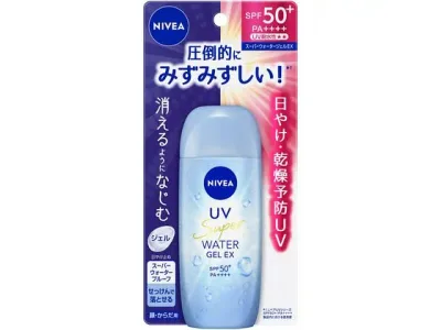 KAO ニベアUV スーパーウォータージェルEX 80g UVカット 日やけ止め サンケア UVケア スキンケア
