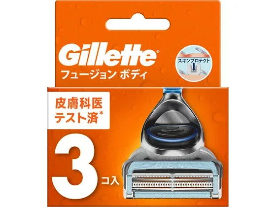 P&G ジレットフュージョン ボディ 替刃 3個 P&G ジレット シェービング スキンケア