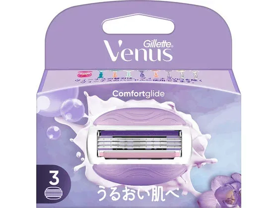P&G ジレットヴィーナス うるおい肌 スミレ 替刃 3個 P&G ジレット シェービング スキンケア