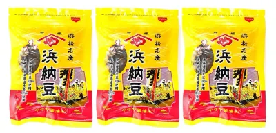 (全国送料無料・3袋セット)ヤマヤ醤油浜納豆(濱納豆)86g(袋入、チャック付)×3袋(発酵食品 納豆 国産大豆 生姜 天日塩 塩辛 大豆発酵食品 麹菌 長期熟成)(東海 静岡 浜松 ご当地グルメ 調味料)≪ギフト 日時指定不可≫