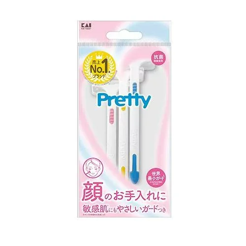 プリティー フェイス T型 3本入 貝印 カイジルシ プリテイーフレッシュ T