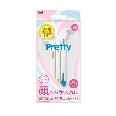 プリティー フェイス T型 3本入 貝印 カイジルシ プリテイーフレッシュ T