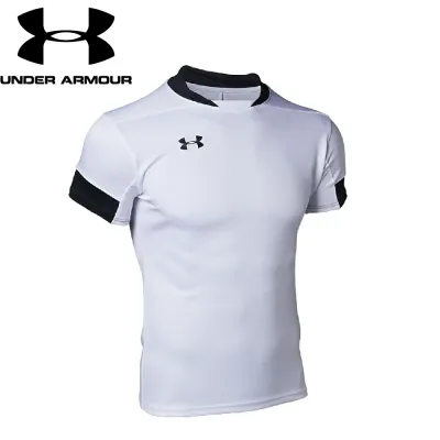 Under Armor Rugby Practice Short Sleeve Shirt (White, Size: SM) 1365028-100-SM UNDER ARMOR UA