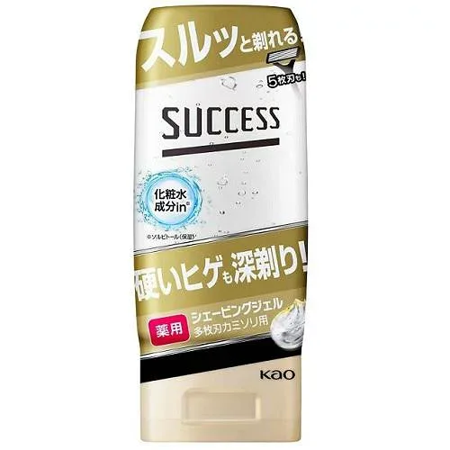 サクセス 薬用シェービングジェル 多枚刃カミソリ用 180g 花王 サクセスSジエル タマイバ