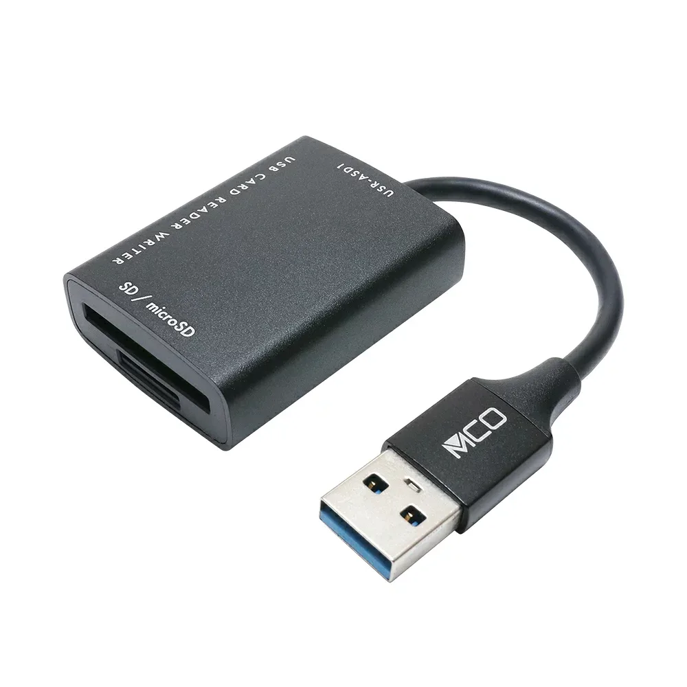 MCO SDカードリーダライタ USB3.2Gen1対応 USB-A(ブラック) USR-ASD1/BK