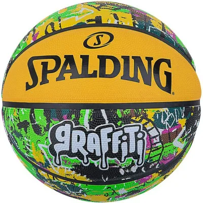 スポルディング バスケットボール グラフィティ 7号球(グリーン×イエロー) SPD-84374Z SPALDING