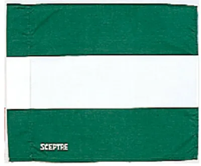 セプター ラグビー フラッグ 35×40cm(グリーン/シロ) SP-SP81-4 SCEPTRE