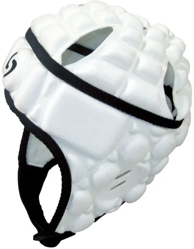 SCEPTRE Rugby Headgear (White, Size: L) SP-SP277-01-L SCEPTRE