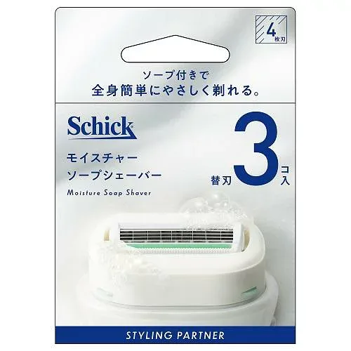 モイスチャーソープシェーバー替刃(3コ入) シック・ジャパン Mソ-プシエ-バ-カエバ3コ