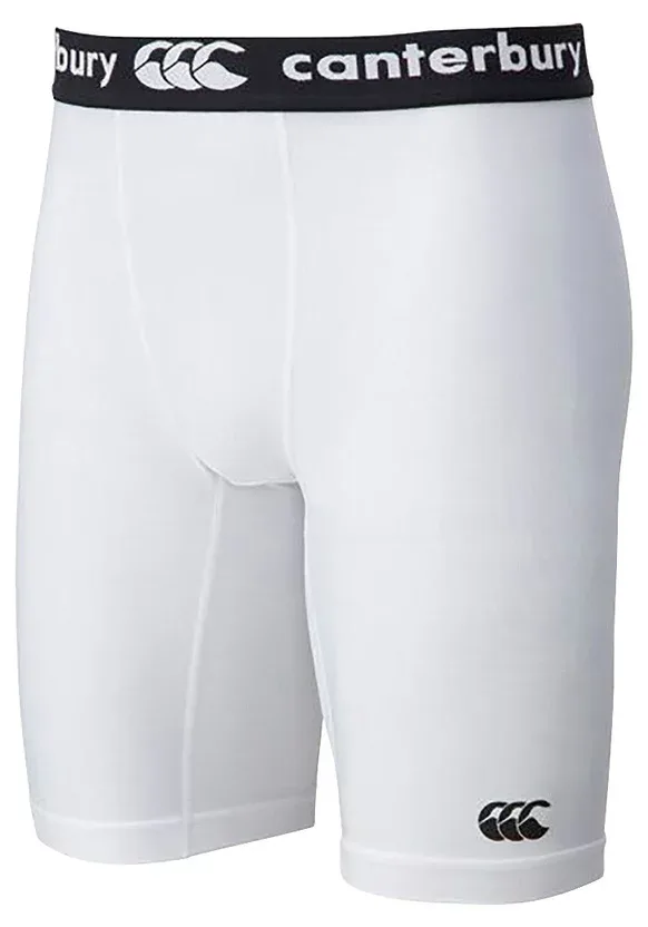 カンタベリー メンズ ベースレイヤーショーツ ロング(ホワイト・サイズ:L) CCC-RG24044-10-L CANTERBURY
