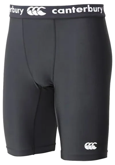 カンタベリー メンズ ベースレイヤーショーツ ロング(ブラック・サイズ:L) CCC-RG24044-19-L CANTERBURY