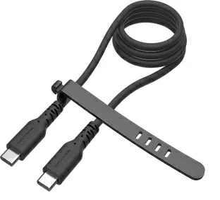 多摩電子 PD240W USB-C to Cシリコンケーブル 0.5m(ブラック) tama's TSC305CC05K