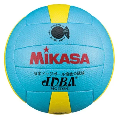ミカサ ドッジボール 3号球 MGJDB-L MIKASA 小学生用ドッジボール検定球3号(サックス/イエロー)