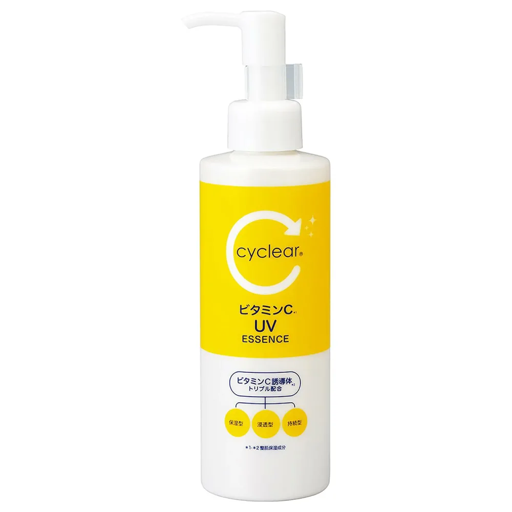 サイクリア ビタミンC ライトアップ UVエッセンス ポンプ 180ml 熊野油脂 VCライトUPUV
