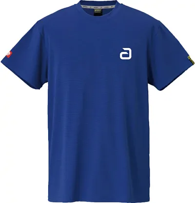 andro(アンドロ) アンドロ ナパTシャツ デオ アルファ(ディープブルー×ホワイト・サイズ:XL) AND-300023067-XL 卓球