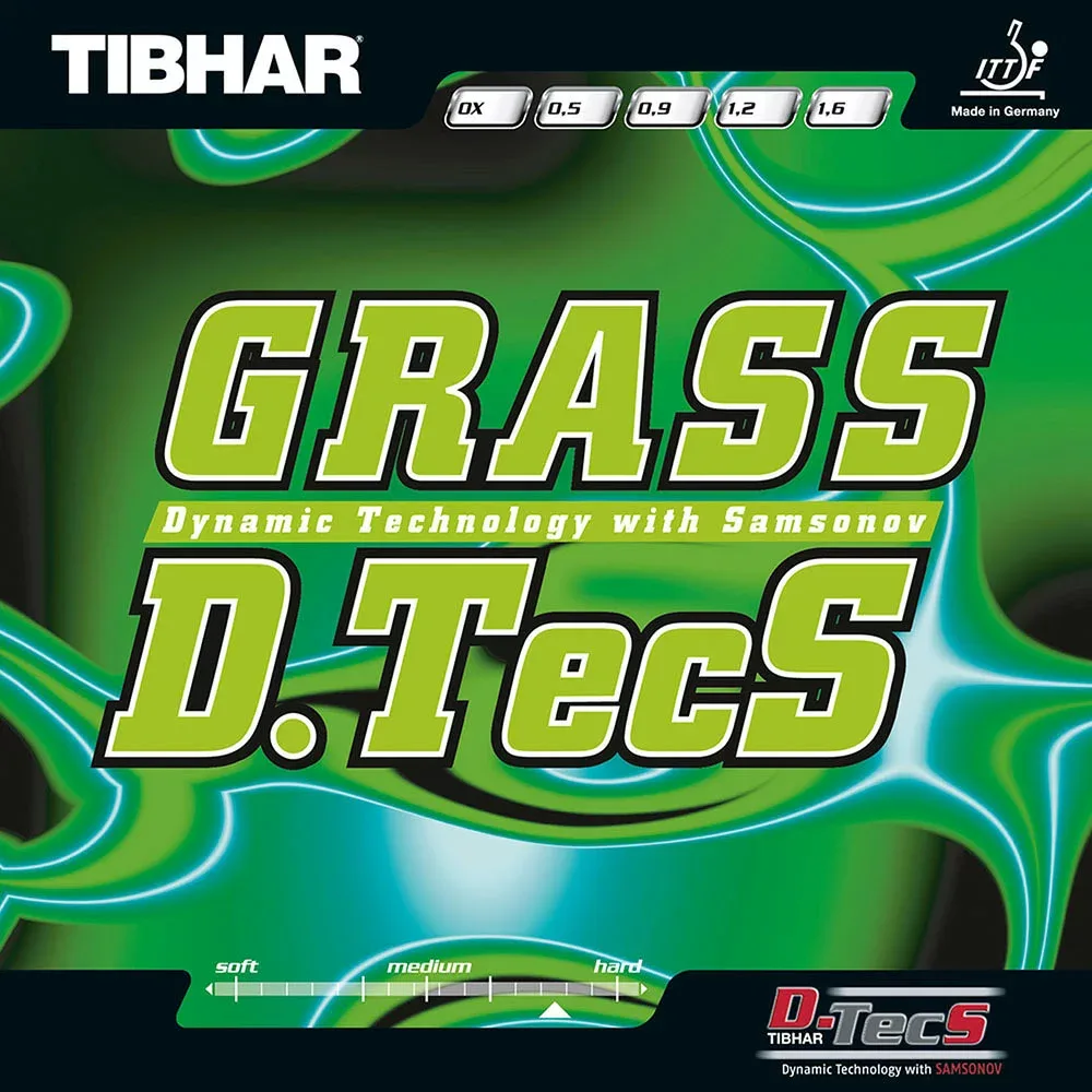 TIBHAR(ティバー) 卓球ラバー(レッド・1.6mm) TIB-TJR801-2-1.6(テイハ Grass D.TecS