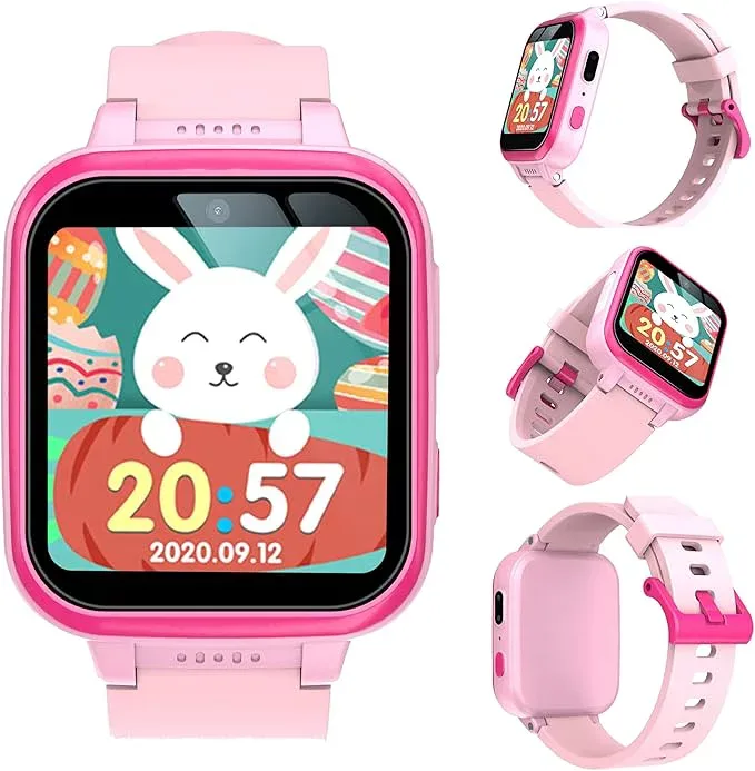 スマートウォッチ 子供 女の子 キッズ腕時計 男の子 おもちゃ時計 キッズスマートウォッチ 腕時計 HDカメラ 750mAh 内蔵ゲームミュージックプレーヤー 懐中電灯 カメラ 歩数計 録画録音 目覚まし時計機能 3-12歳 女の子 男の子 クリスマス プレゼント