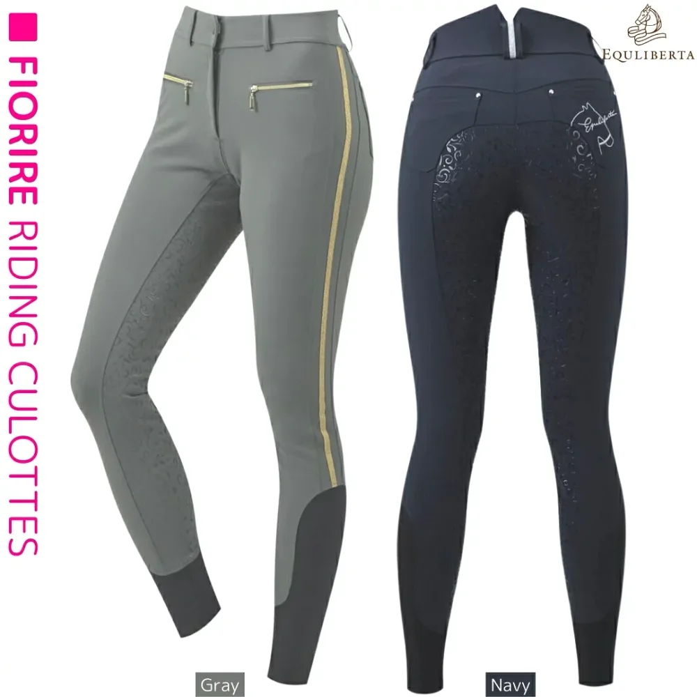 乗馬 キュロット ズボン パンツ EQULIBERTA フィオリーレ ライディングキュロット フルグリップ レディース 乗馬用品 馬具 エクリベルタ 乗馬用品ジョセス