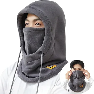 特定商品 ネックウォーマー フェイスカバー 帽子 防寒 360°極めた暖かさ・ふわりとした着用感目出し帽 フードウォーマー ネックカバー 冬用