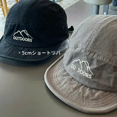 ショートブリム キャップ 短い ツバ メンズ レディース 春 夏 軽量 アンパイア キャップ アウトドア 登山 釣り 野球帽 ユニセックス スウェット 速乾 通勤 通学 旅行 無地 柔らかい おしゃれ ツバ 短い カジュアル 帽子 短ツバ 男女兼用