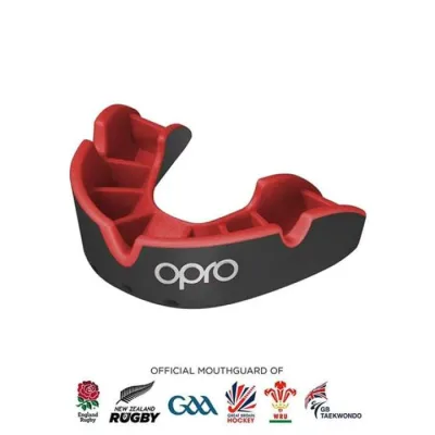 Opro 【 Silver Mouth Guard Juniors Unisex Black/Red 】 Silver 銀色・シルバー ユニセックス 黒色 ブラック Red 赤・レッド