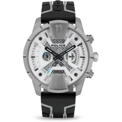 Police 【 Silicone Strap Quartz Watch Unisex Black 】 ストラップ Watch ウォッチ・時計 ユニセックス 黒色 ブラック
