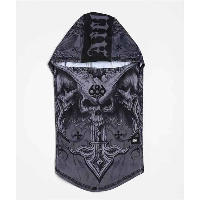シックスエイトシックス 686 【 X Affliction Black Hinged Balaclava Men's Black 】 黒色 ブラック メンズ 黒色 ブラック